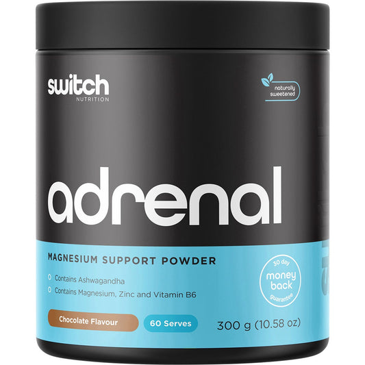 Switch Nutrition- Adrenal Magnesium Support Powder Chocolate-300g