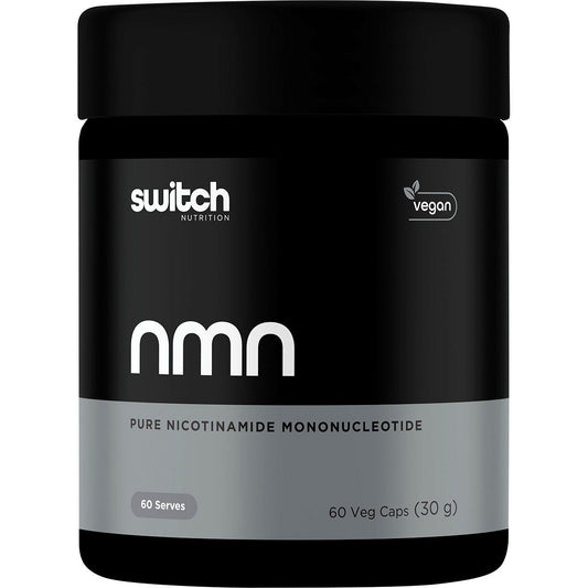 Switch Nutrition- NMN Pure Nicotinamide Mononucleotide-60 Caps