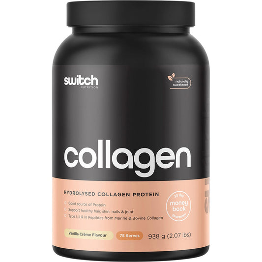 Switch Nutrition- Hydrolysed Collagen Protein Vanilla Creme-938g