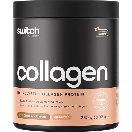 Switch Nutrition- Hydrolysed Collagen Protein Rich Chocolate-250g