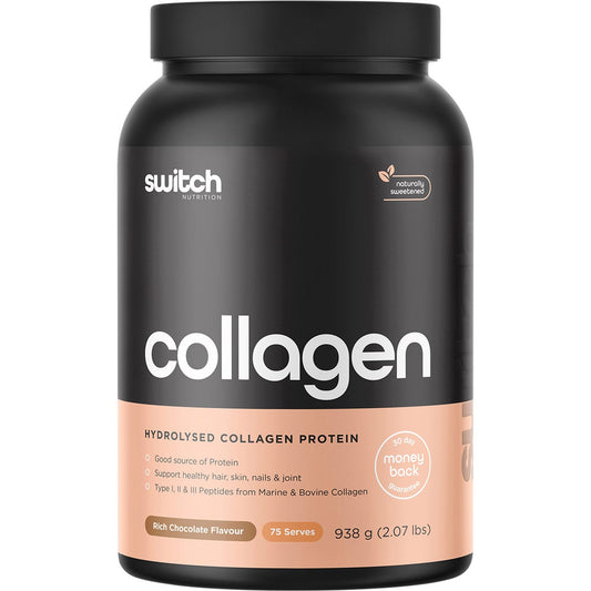 Switch Nutrition- Hydrolysed Collagen Protein Rich Chocolate-938g