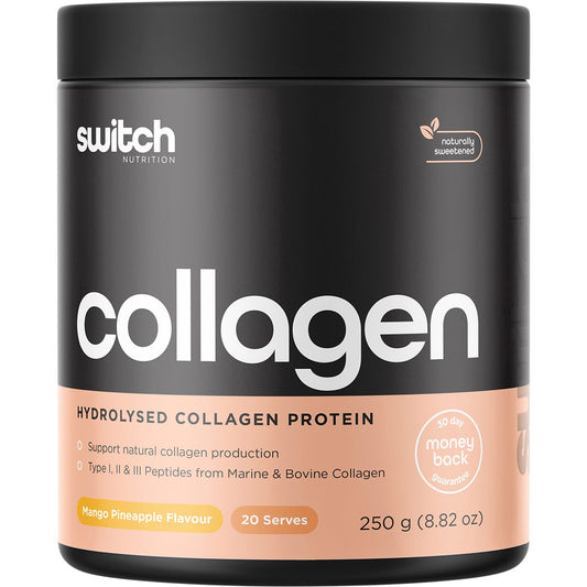 Switch Nutrition- Hydrolysed Collagen Protein Mango Pineapple-250g
