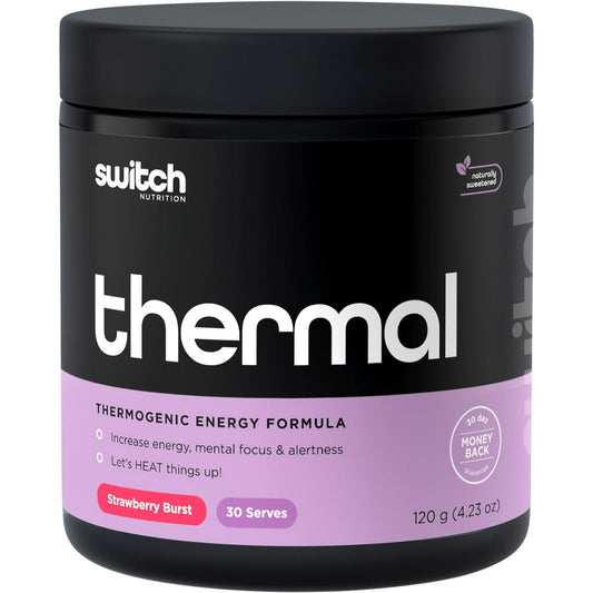 Switch Nutrition- Thermal Thermogenic Energy Formula Strawberry Burst-120g