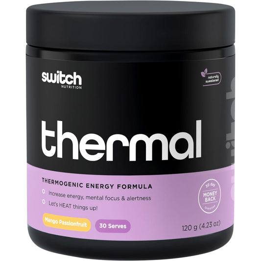 Switch Nutrition- Thermal Thermogenic Energy Formula Mango Passionfruit-120g
