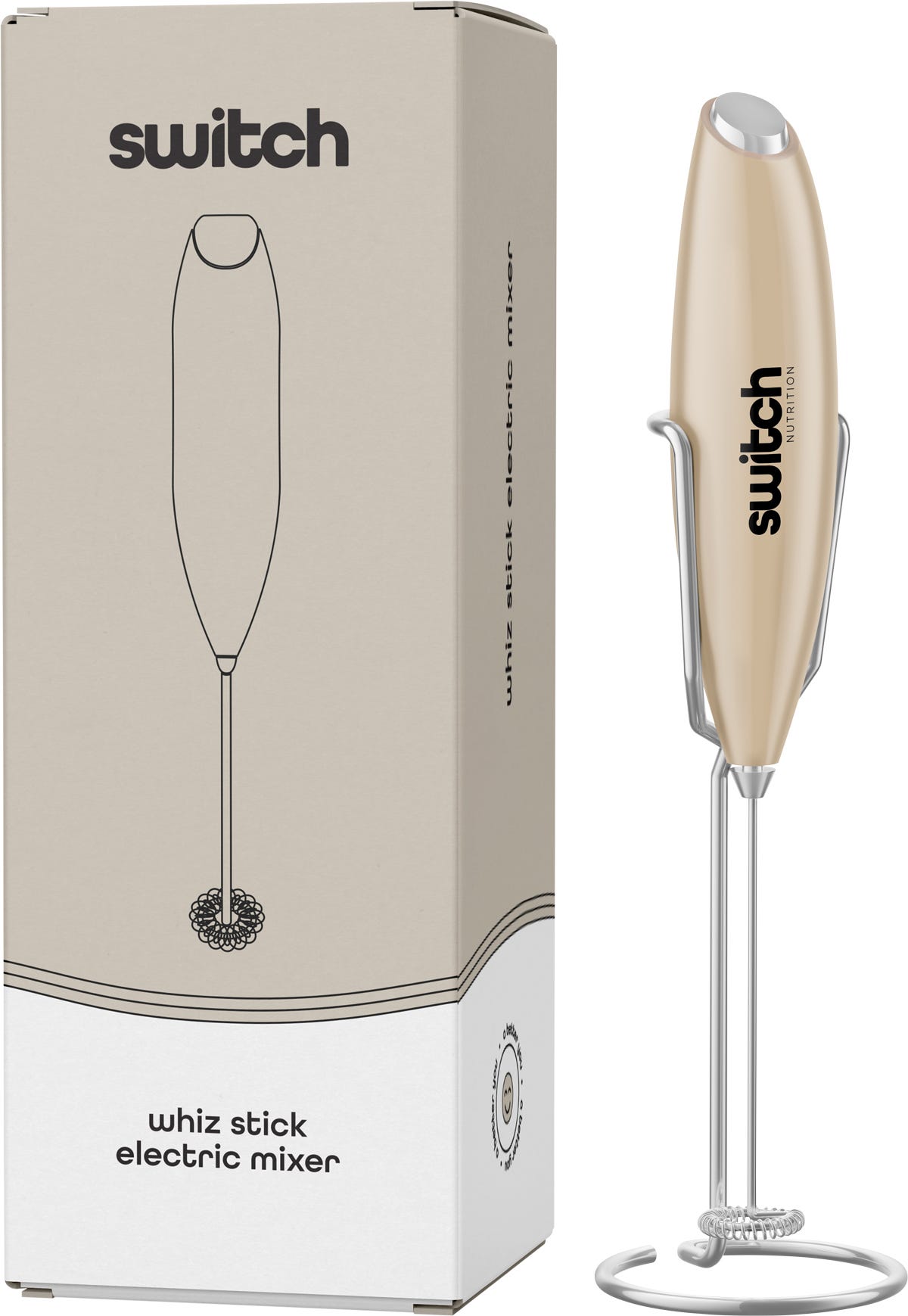 Switch Nutrition- Whiz Stick Electric Mixer Beige