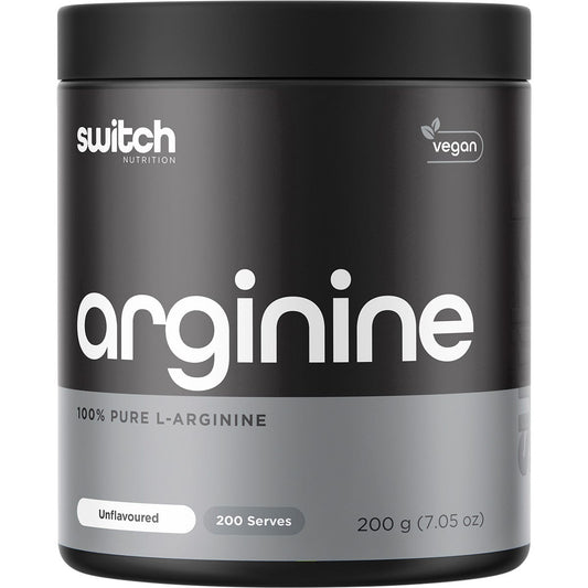 Switch Nutrition- Arginine 100% Pure L-Arginine Unflavoured-200g