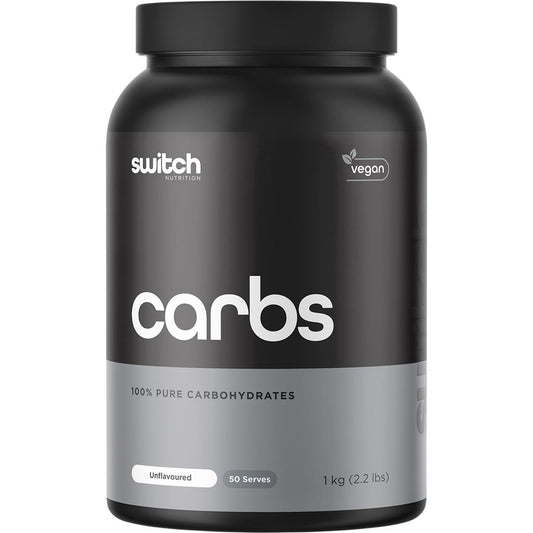 Switch Nutrition- Carbs 100% Pure Carbohydrates Unflavoured-1kg