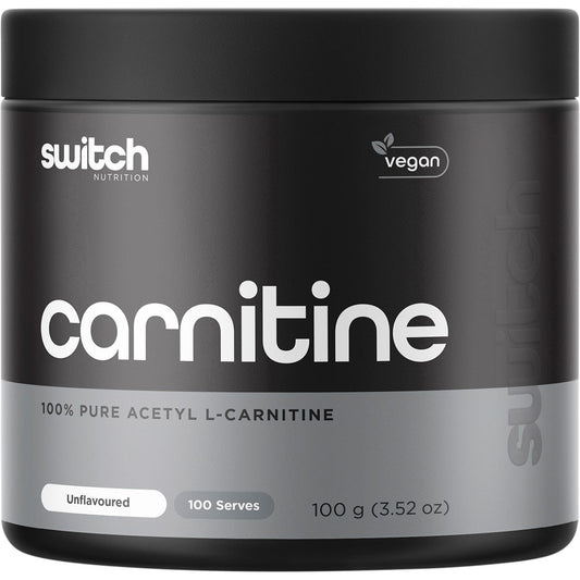 Switch Nutrition- Carnitine 100% Pure Acetyl L-Carnitine Unflavoured-100g