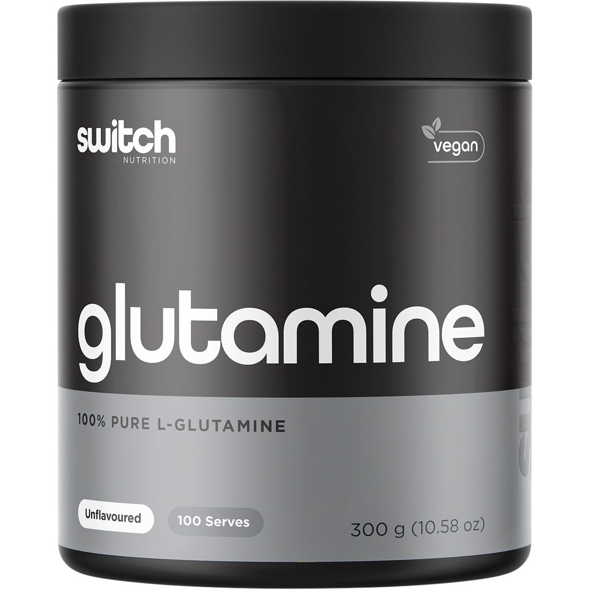 Switch Nutrition- Glutamine 100% Pure L- Glutamine Unflavoured-300g