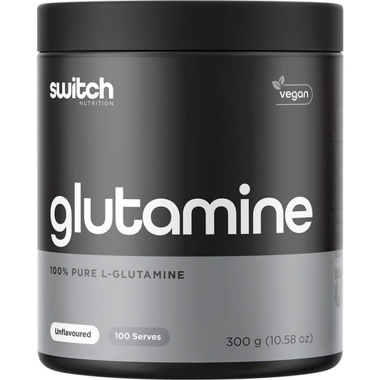 Switch Nutrition- Glutamine 100% Pure L- Glutamine Unflavoured-300g