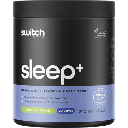 Switch Nutrition- Sleep+ Magnesium Tropical Fruit-240g