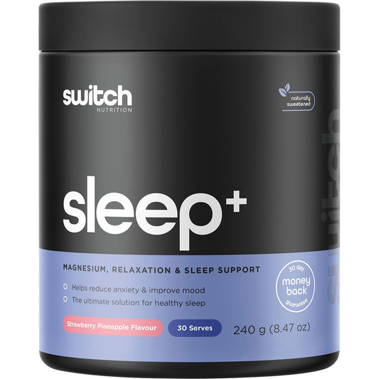 Switch Nutrition- Sleep+ Magnesium Strawberry Pineapple-240g