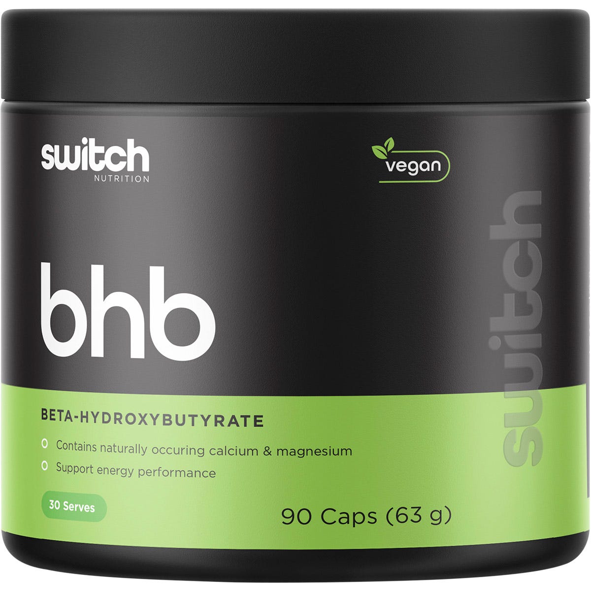 Switch Nutrition- BHB Beta-Hydroxybutyrate-90 Caps