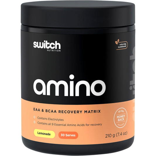 Switch Nutrition- Amino EAA & BCAA Electrolyte Recovery Lemonade-210g