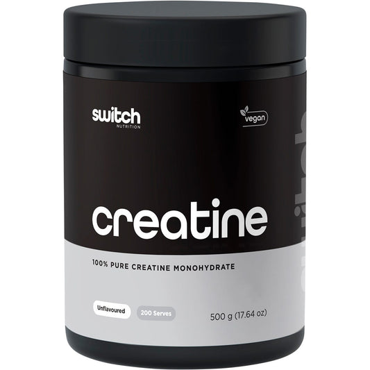 Switch Nutrition- Creatine 100% Pure Micronized Monohydrate Unflavoured-500g