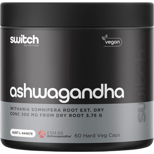 Switch Nutrition- Ashwagandha-60 Caps