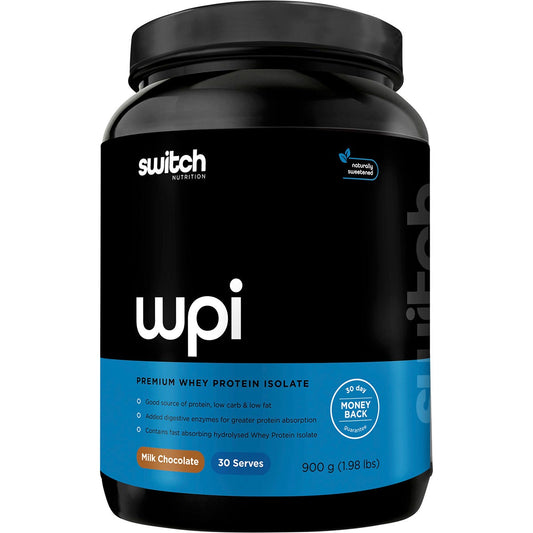 Switch Nutrition- WPI Premium Whey Protein Isolate Milk Chocolate-900g