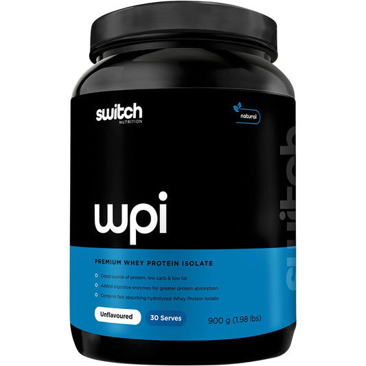 Switch Nutrition- WPI Premium Whey Protein Isolate Unflavoured-900g