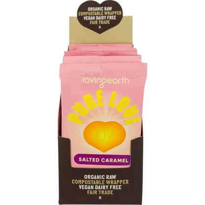 Loving Earth- Salted Caramel Chocolate Heart-16x30g