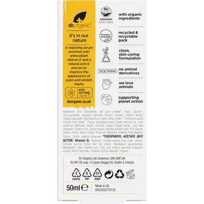 Dr. Organic- Scar & Stretch Serum Vitamin E-50ml