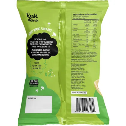 Real Naturals- Shiitake Mushroom Chips Sour Cream & Onion-12x32g