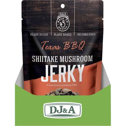 DJ&A- Shiitake Mushroom Jerky Texas BBQ-12x60g