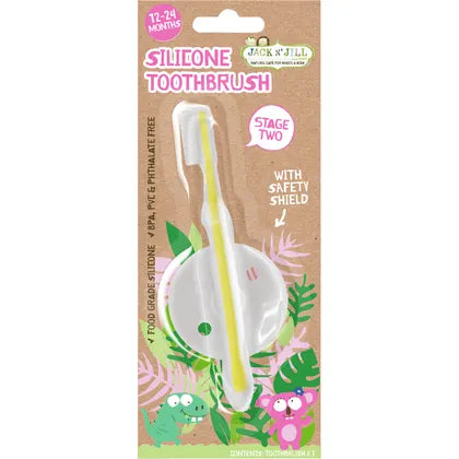 Jack N' Jill- Silicone Baby Toothbrush-x8