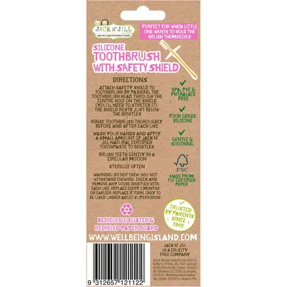 Jack N' Jill- Silicone Baby Toothbrush-x8