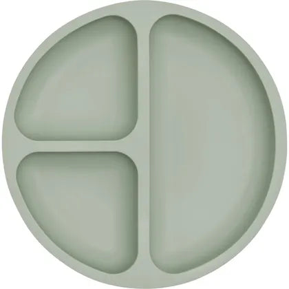 Little Mashies- Silicone Sucky Platter Plate Olive