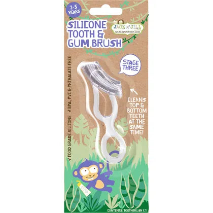 Jack N' Jill- Silicone Tooth & Gum Brush-x8