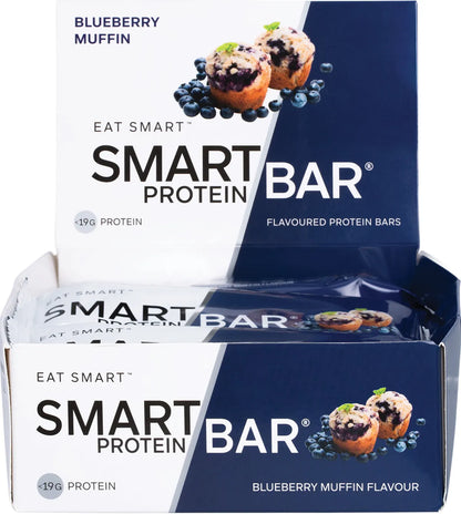 Smart Protein Bar- Blueberry Muffin Flavour Protein Bar-12x60g