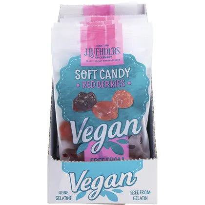 J.Luehders- Soft Vegan Candy Red Berries-10x80g
