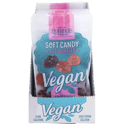 J.Luehders- Soft Vegan Candy Red Berries-10x80g