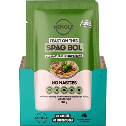 Mingle- Spag Bol Speedy-Style All Natural Recipe Base-12x30g