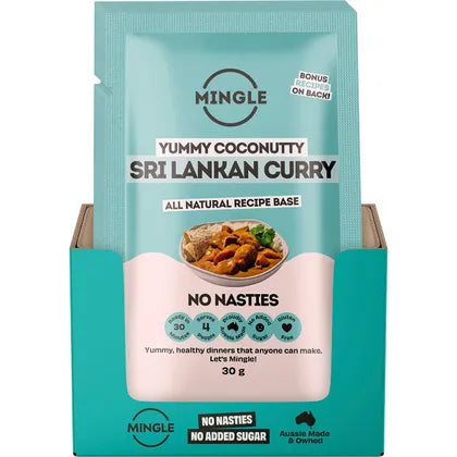 Mingle- Sri Lankan Curry All Natural Recipe Base-12x30g