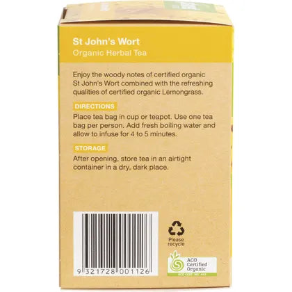 Planet Organic- St John's Wort Herbal Tea Bags-25pk