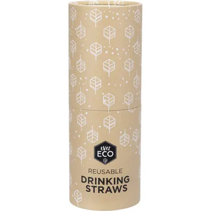 Ever Eco- Stainless Steel Straws Bent Counter Display-x25
