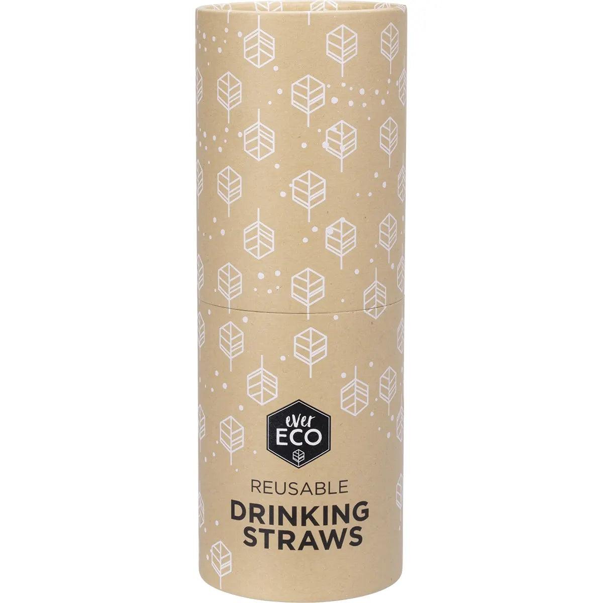 Ever Eco- Stainless Steel Straws Bent Rose Gold Counter Display-x25