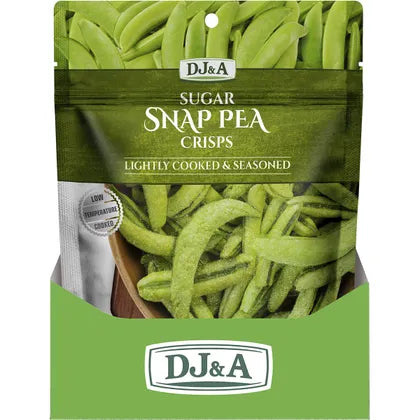 DJ&A- Sugar Snap Pea Crisps-10x30g