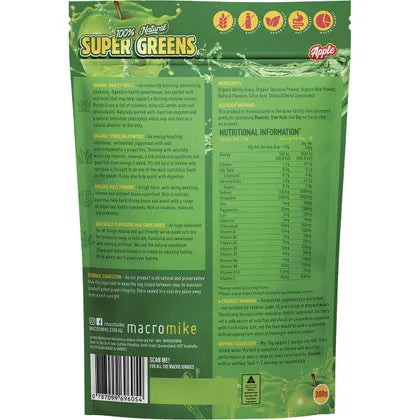 MACRO MIKE- Super Greens Apple-300g