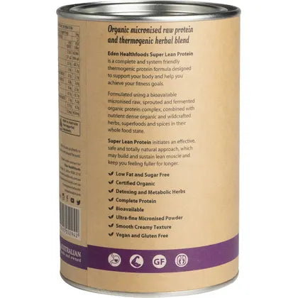 Eden Healthfoods- Super Lean Protein Cinnamon & Vanilla-400g