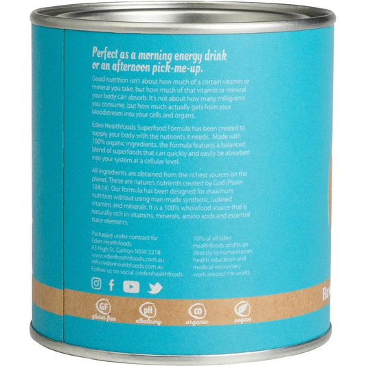 Eden Healthfoods- Superfood Certified Organic Greens Powder-150g