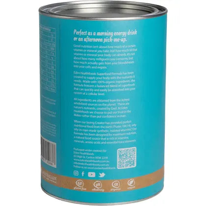 Eden Healthfoods- Superfood Certified Organic Greens Powder-1kg