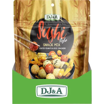 DJ&A- Sushi Style Snack Mix-9x150g
