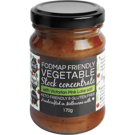 The Broth Sisters- Stock Concentrate Vegetable Fodmap Friendly-170g