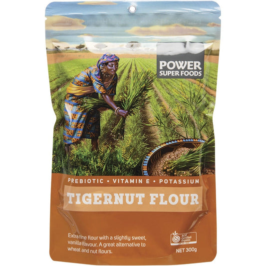 Power Super Foods- Tigernut Flour Certified Organic-300g