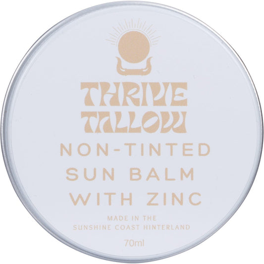 Thrive Tallow- Non Tinted Sun Balm with Zinc-70ml