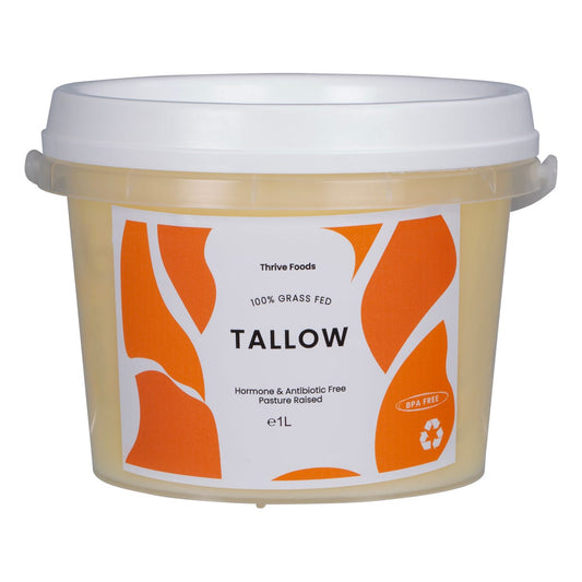 Thrive Tallow- 100% Grass Fed Tallow-1L