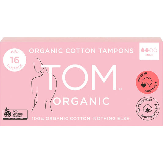 TOM Organic- Tampons Mini-12x16pk