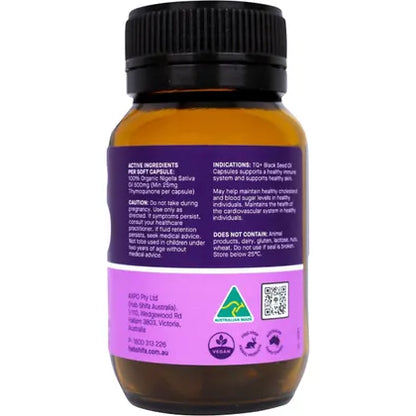 Hab Shifa- TQ+ Ultra Strength Black Seed Oil Vegecapsules-60 Caps